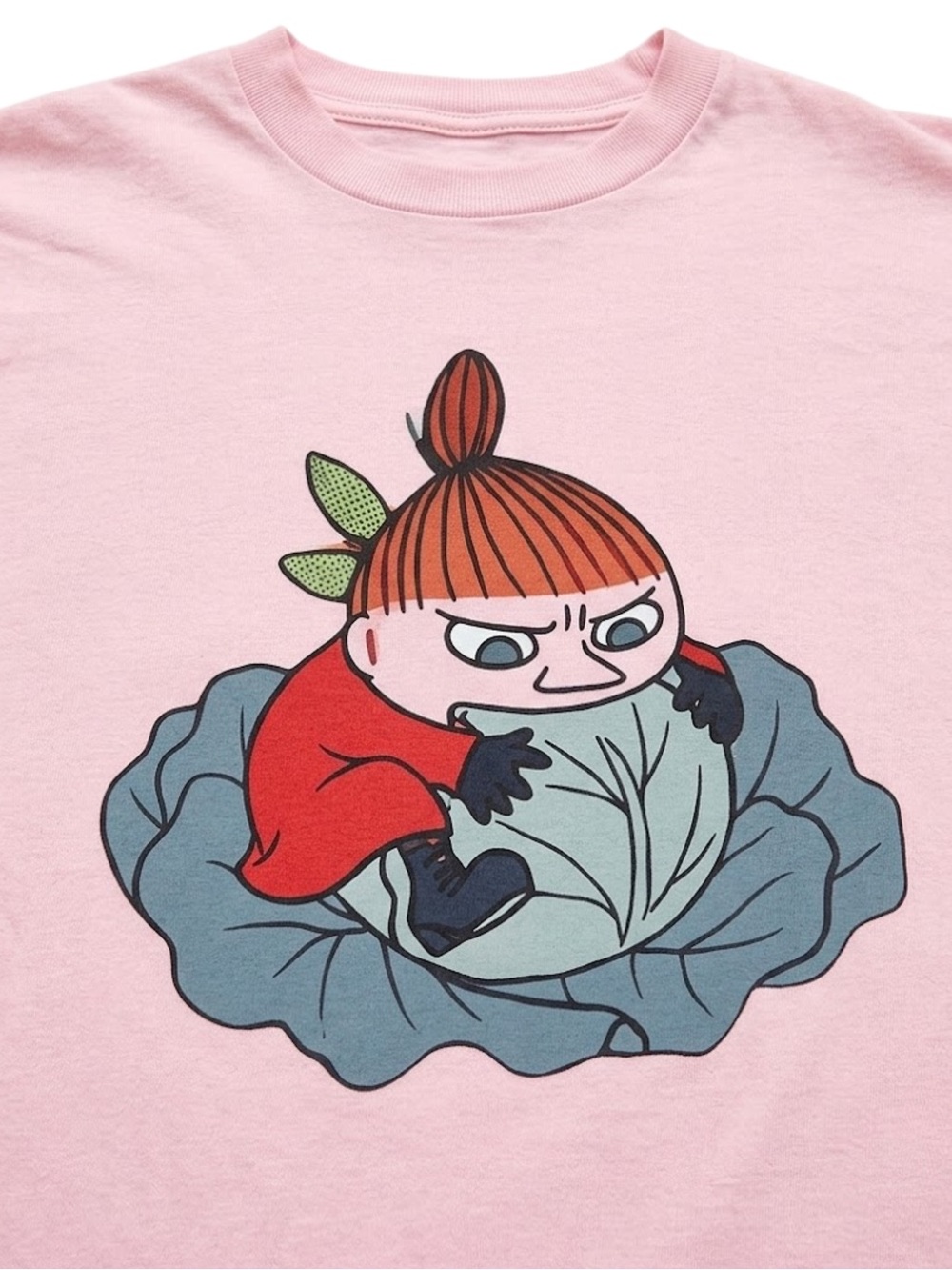 Gildan Pink Graphic Swim Tee with Cartoon Character - Picture 2 of 2
